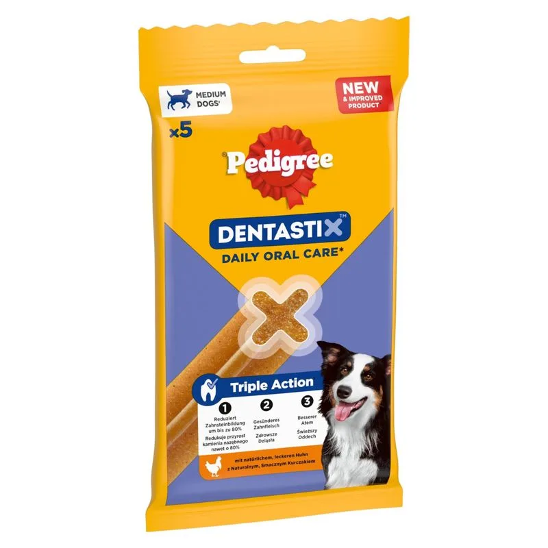 Pedigree Dentastix (cani di tg media (10-25 kg), 5 pz: 128 g)