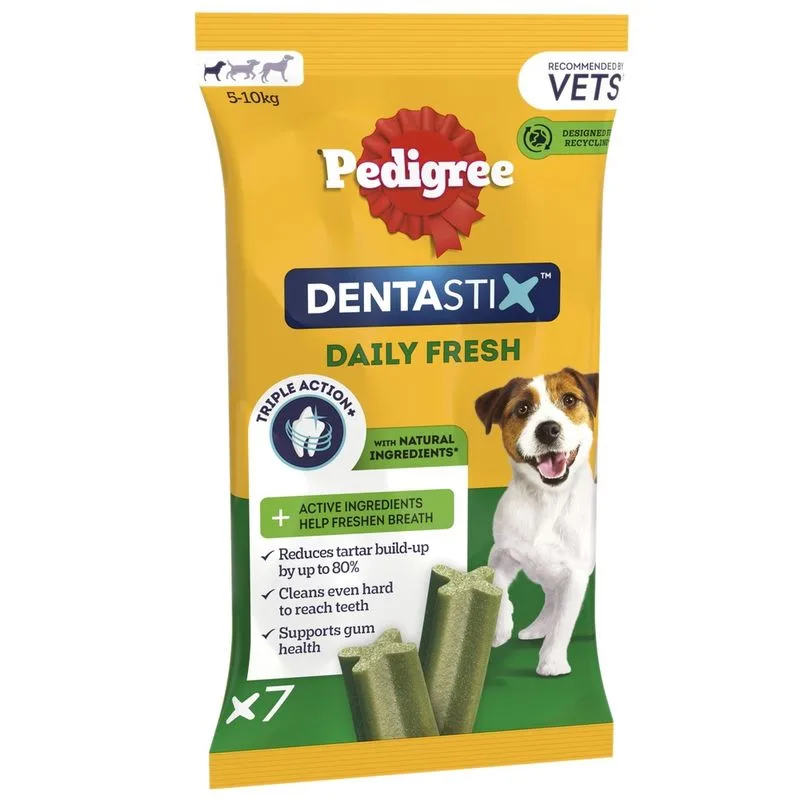 Pedigree Dentastix Fresh Snack per cani di tg. piccola (5-10 kg) (7 pz)