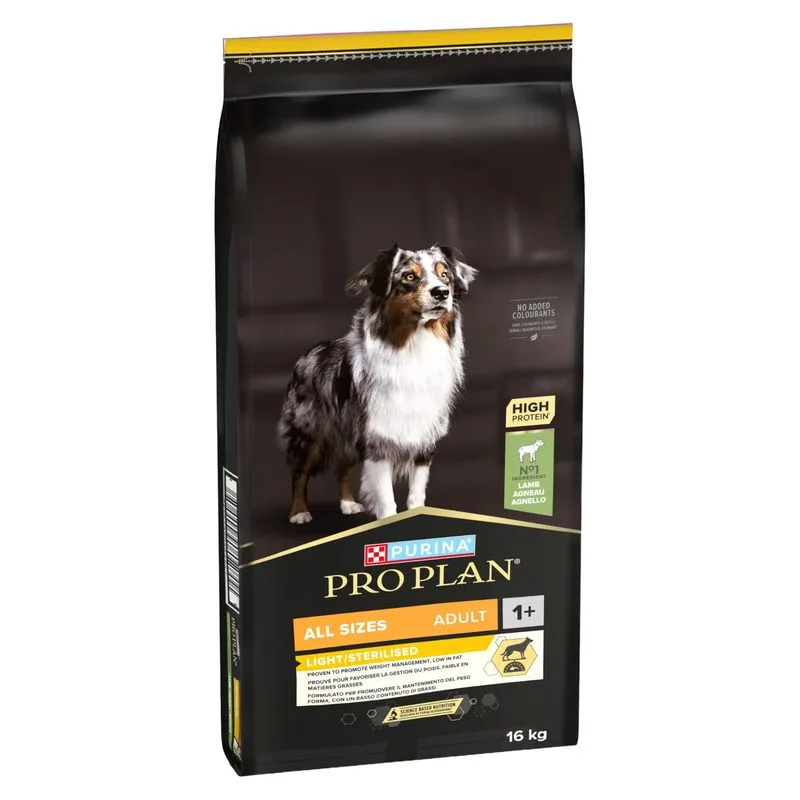 PURINA PRO PLAN All sizes All Sizes Adult Light Sterilised Agnello (16 kg)