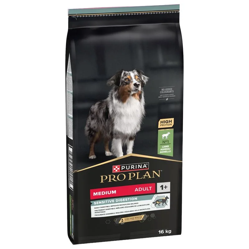 PURINA PRO PLAN Medium Adult Sensitive Digestion Agnello & Riso (16 kg)