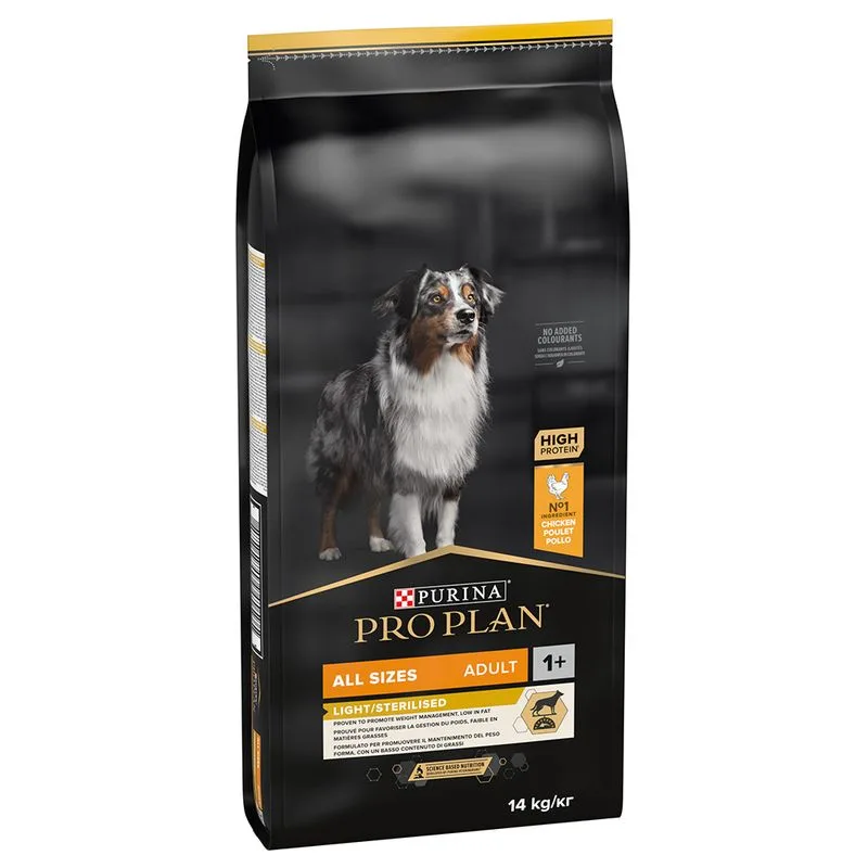 PURINA PRO PLAN All sizes Adult Light/Sterilised Pollo (Set %: 2 x 14 kg)
