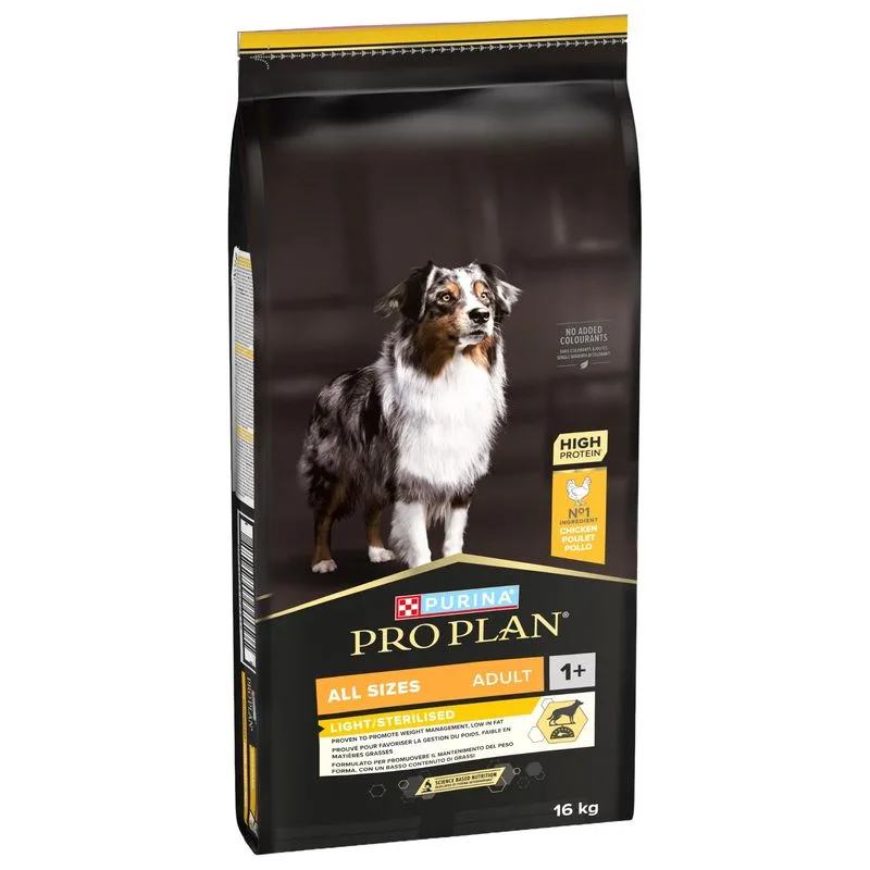 PURINA PRO PLAN All sizes Adult Light/Sterilised Pollo (16 kg)