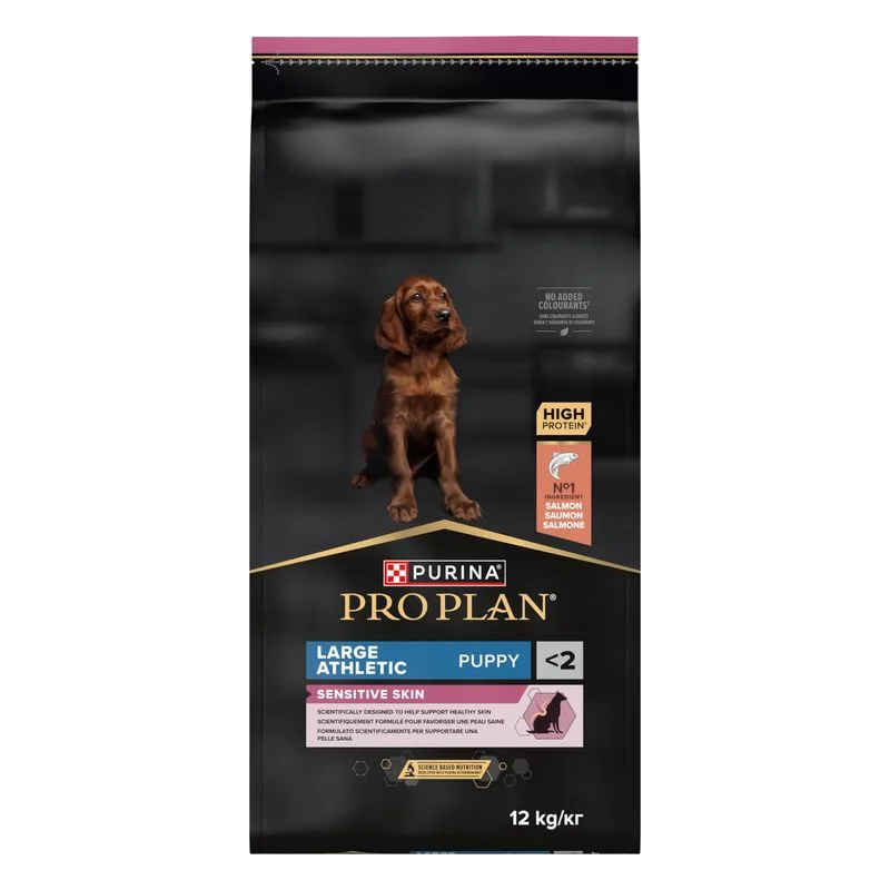 PURINA PRO PLAN Large Athletic Puppy Sensitive Skin Salmone (Set %: 2 x 12 kg)