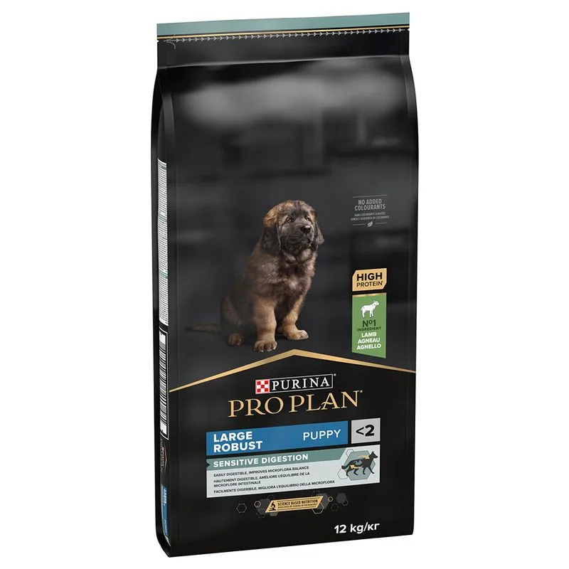 PURINA PRO PLAN Large Robust Puppy Sensitive Digestion Agnello per cani (Set %: 2 x 12 kg)