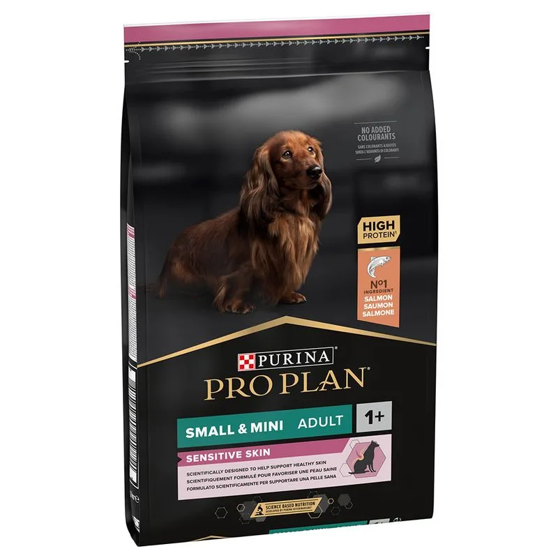 PURINA PRO PLAN Small & Mini Adult Sensitive Skin Crocchette per cani (Set %: 2 x 7 kg)