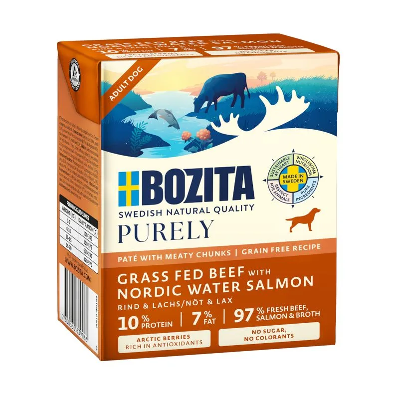 Bozita Purely Paté 24 x 370 g (con Salmone)