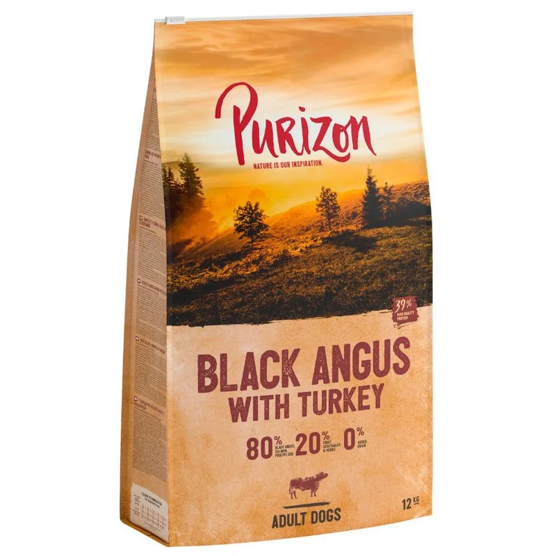 Purizon Adult Black-Angus con Tacchino - senza cereali (Set %: 2 x 12 kg)