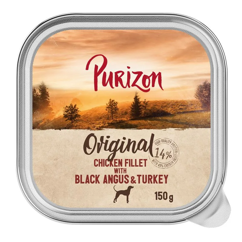 Purizon 24 x 150 g (Filetto di Pollo con Black Angus & Tacchino)
