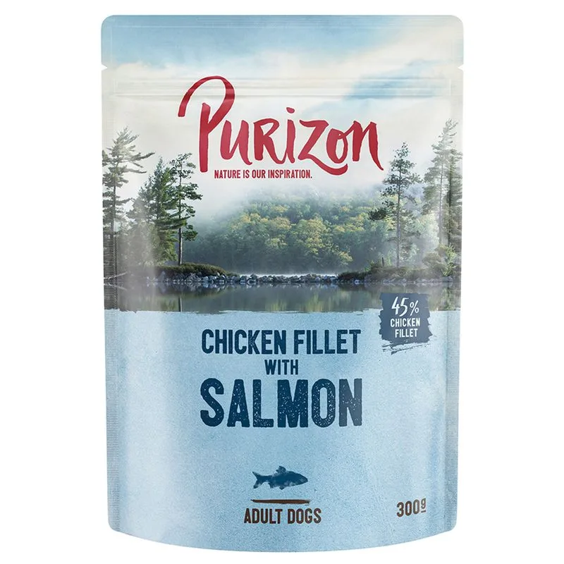 Purizon Adult 6 x 300 g (Filetto di pollo con Salmone, Spinaci e Cocco)