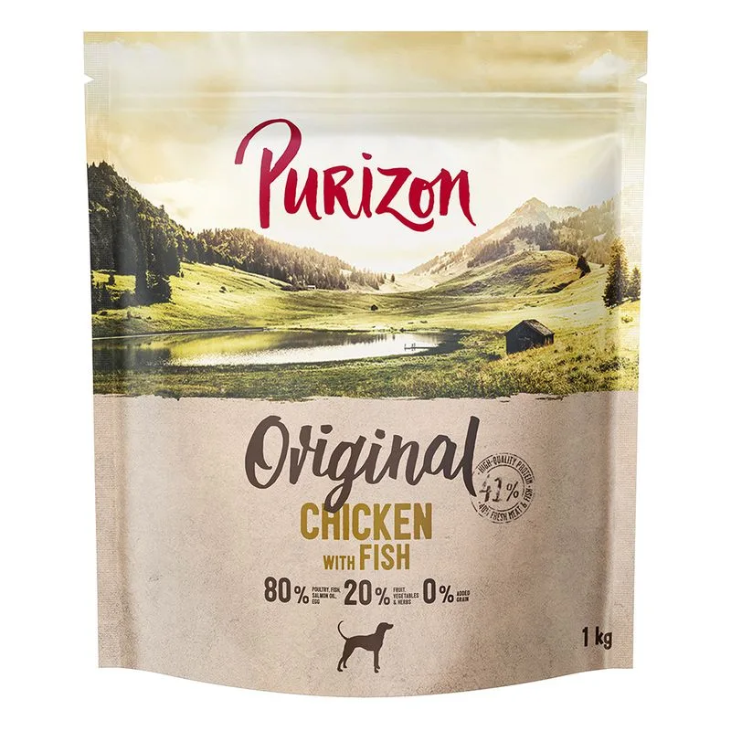Purizon Adult Pollo con Pesce - senza cereali (Set %: 4 x 1 kg)