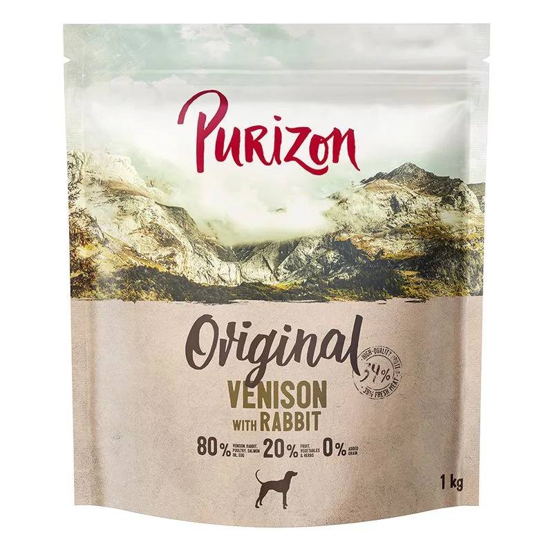 Purizon Adult Selvaggina con Coniglio - senza cereali (Set %: 4 x 1 kg)