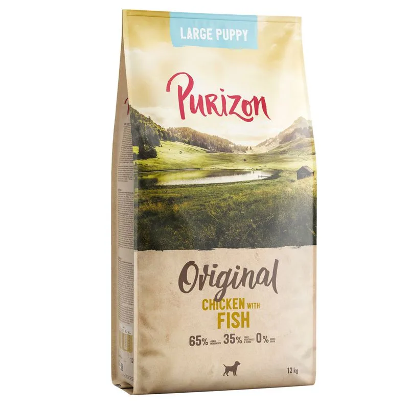 Purizon Puppy Large Pollo & Pesce - senza cereali (Set %: 2 x 12 kg NUOVO!)