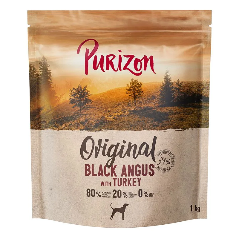 Purizon Adult Black-Angus con Tacchino - senza cereali (Set %: 4 x 1 kg)