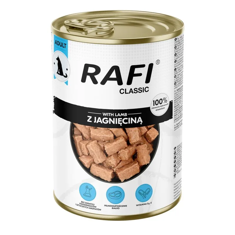 Rafi Dog 6 x 1240 g (con Agnello)