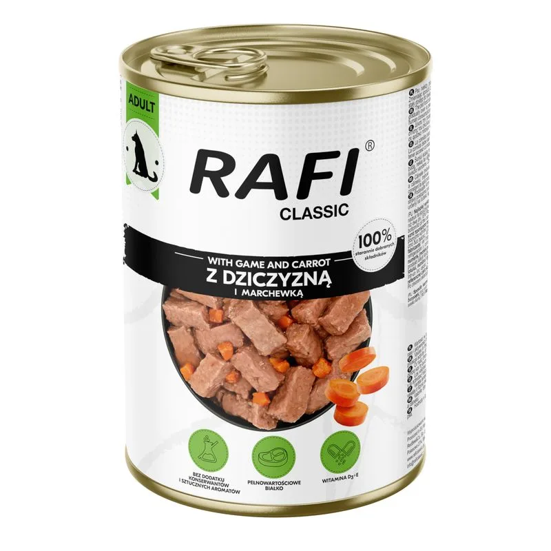 Rafi Dog 6 x 1240 g (con Selvaggina)