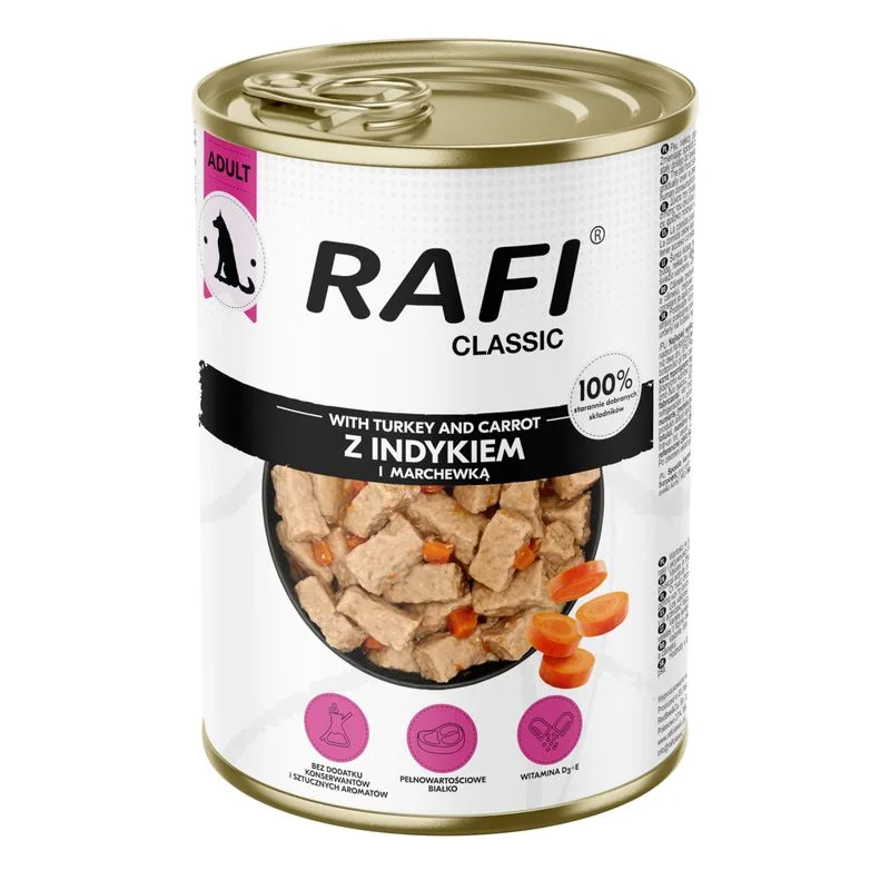Rafi Dog 6 x 1240 g (con Tacchino)
