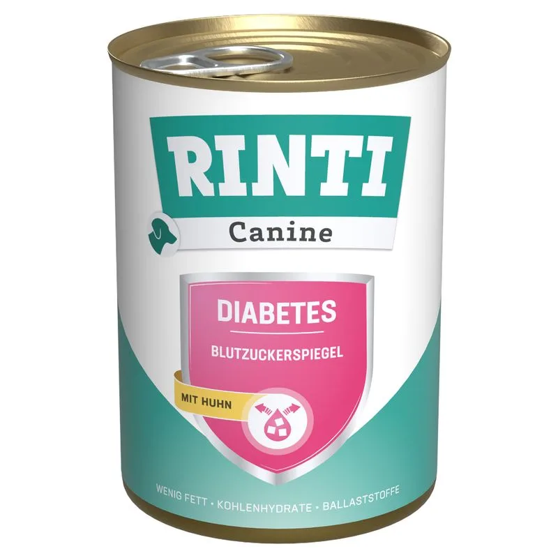 RINTI Canine Diabetes con Pollo 400 g (Set %: 24 x 400 g)