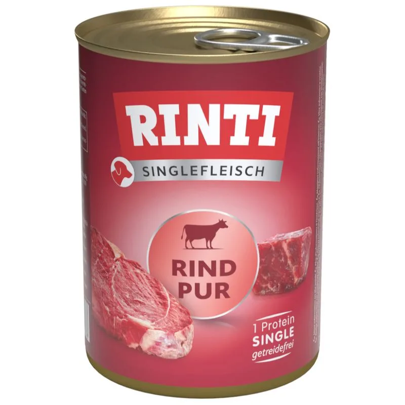 RINTI Monoproteico 12 x 400 g (Manzo puro)