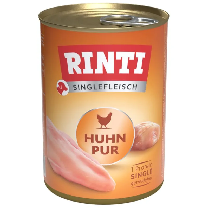 RINTI Monoproteico 12 x 400 g (Pollo puro)
