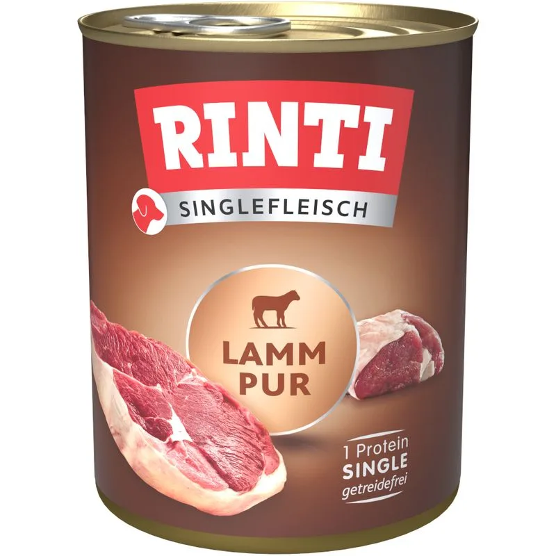 RINTI Monoproteico 24 x 800 g (Agnello puro)
