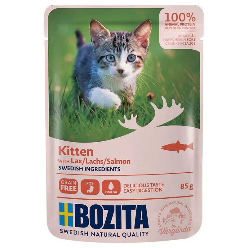 Bocconcini in salsa Bozita Kitten 12 x 85 g