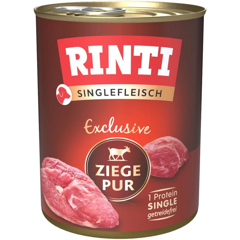 RINTI Monoproteico Exclusive 6 x 800 g (Capra pura)