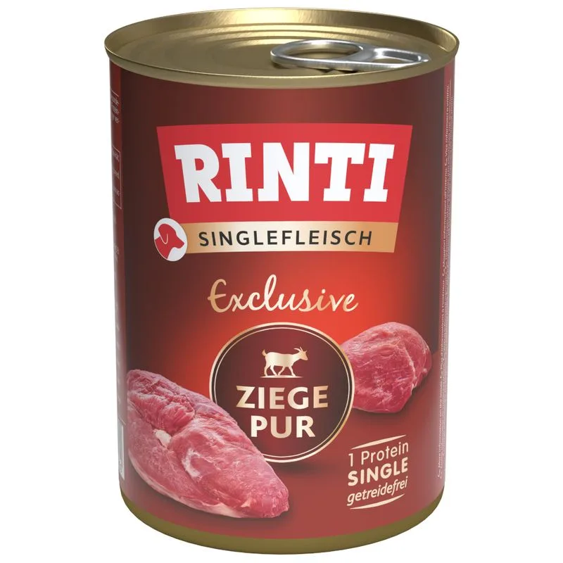 RINTI Monoproteico Exclusive 24 x 400 g (Capra pura)