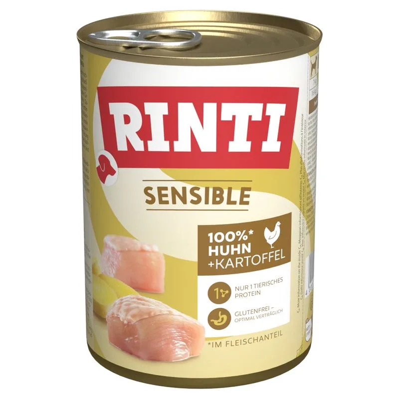 RINTI Sensible 12 x 400 g (Pollo & Patate)