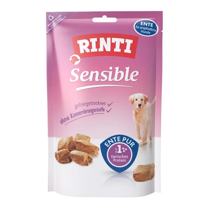 Snack liofilizzato RINTI Sensible (Set %: Anatra 2 x 120 g)