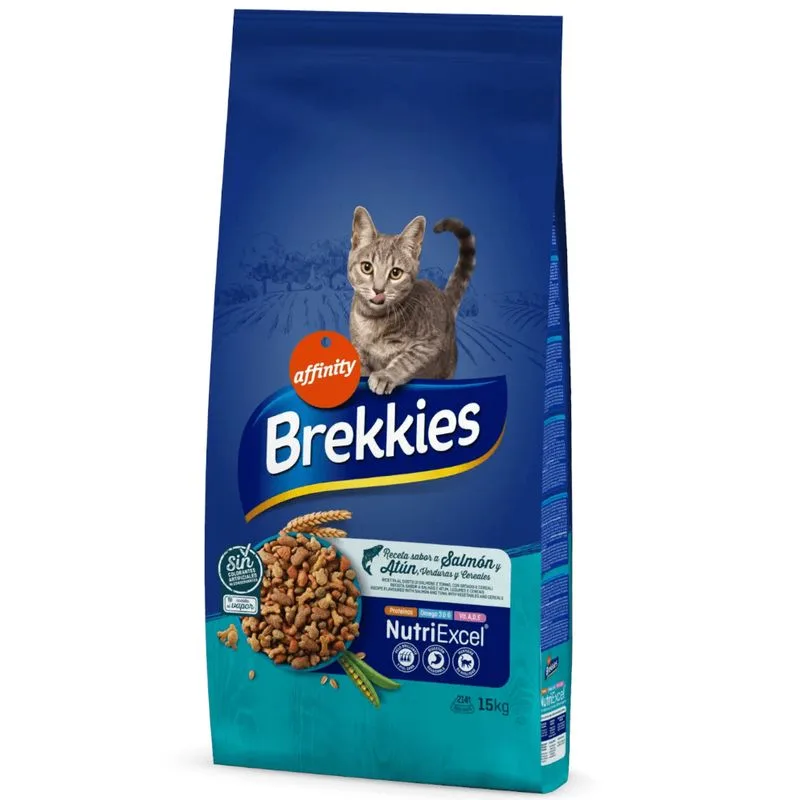 Brekkies Pesce Crocchette per gatto (Set %: 2 x 15 kg)