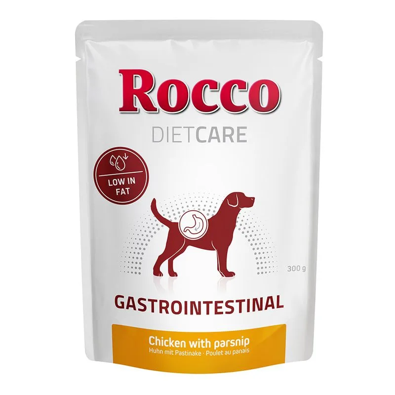 Rocco Diet Care Gastrointestinal Buste Pollo con Pastinaca 300 g umido cane (Set %: 24 x 300 g)