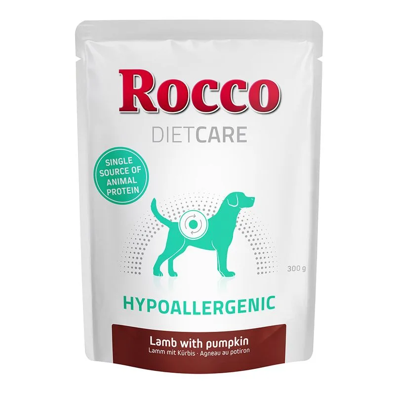 Rocco Diet Care Hypoallergen Buste Agnello 300 g umido cane (Set %: 24 x 300 g)