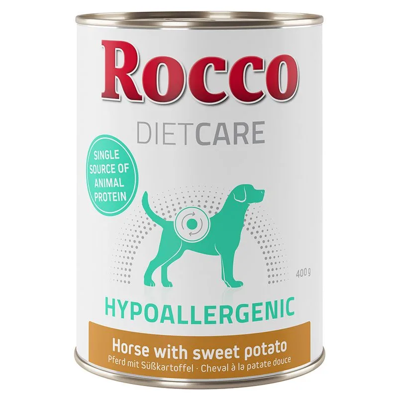 Rocco Diet Care Hypoallergen Cavallo con Patate dolci 400 g umido cane (Set %: 24 x 400 g)