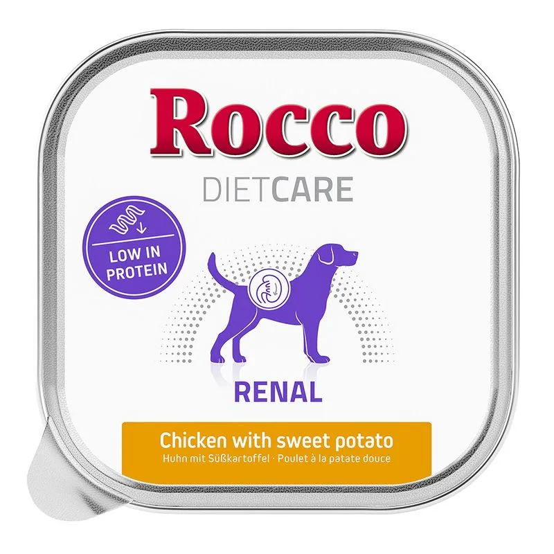 Rocco Diet Care Renal Pollo con Patate dolci 150 g umido cane (Set %: 20 x 150 g)