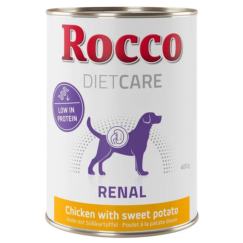 Rocco Diet Care Renal Pollo con Patate dolci 400 g umido cane (Set %: 24 x 400 g)