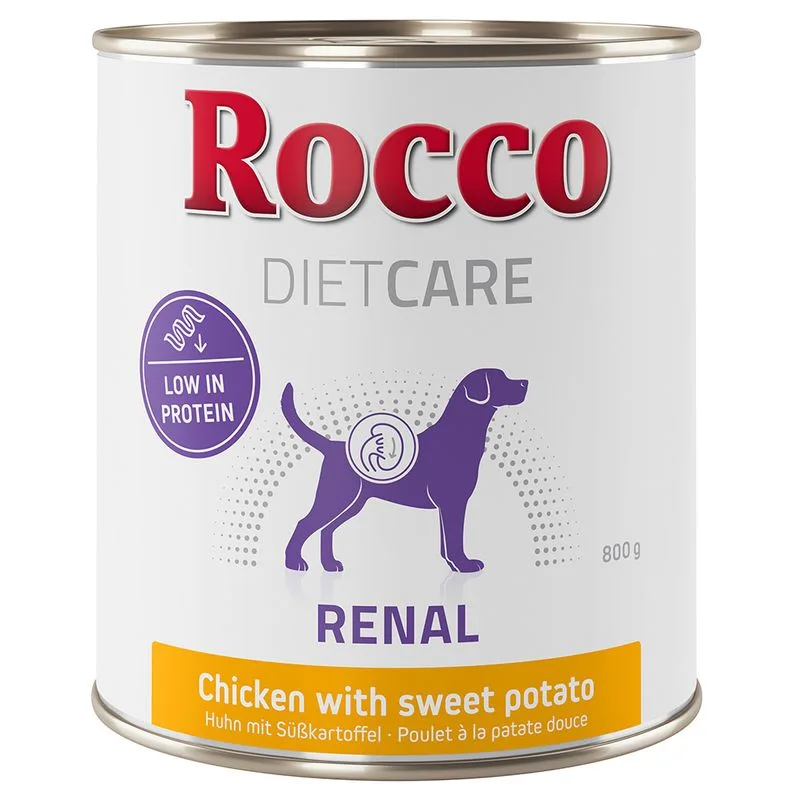 Rocco Diet Care Renal Pollo con Patate dolci 800 g umido cane (Set %: 24 x 800 g)