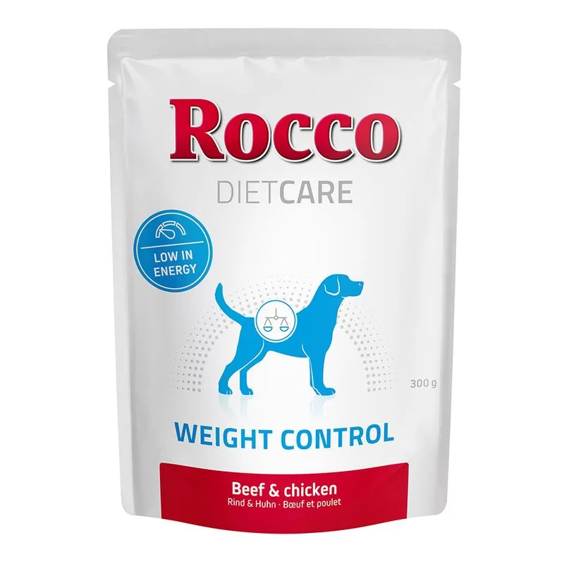 Rocco Diet Care Weight Control Buste Manzo & Pollo 300 g umido cane (Set %: 24 x 300 g)
