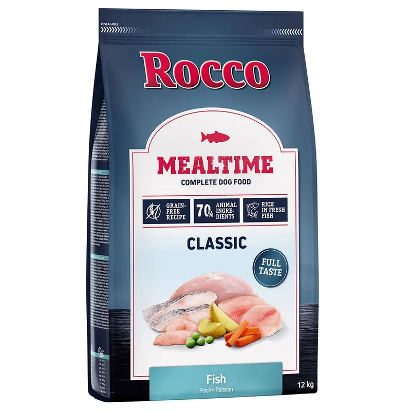 Rocco Mealtime - ricco di Pesce fresco Crocchette cane (Set %: 2 x 12 kg)