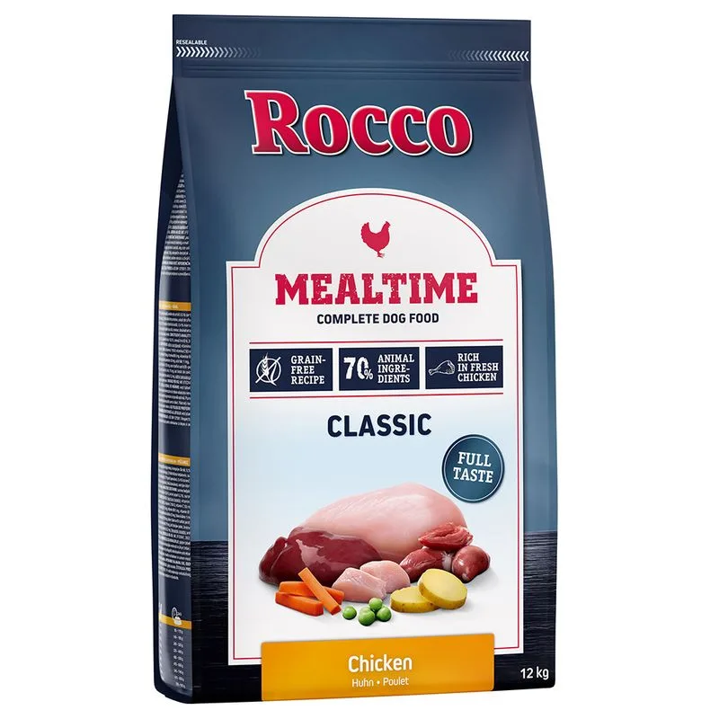 Rocco Mealtime - ricco di Pollo fresco Crocchette cane (Set %: 2 x 12 kg)