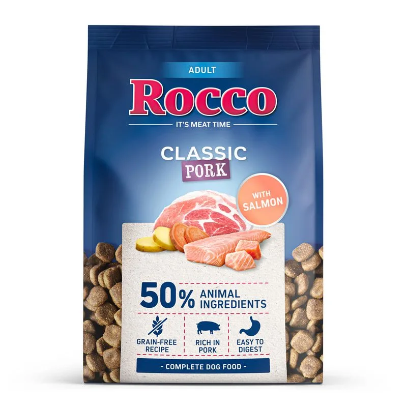 Rocco Adult Classic Maiale con Salmone (5 kg (5 x 1 kg))
