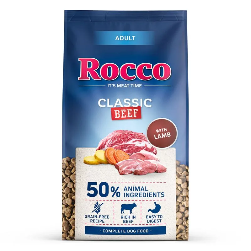 Rocco Adult Classic Manzo con Agnello (Set %: 2 x 10 Kg)