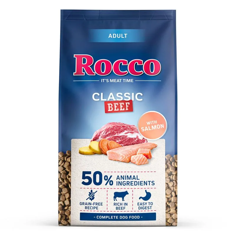 Rocco Adult Classic Manzo con Salmone (10 kg)