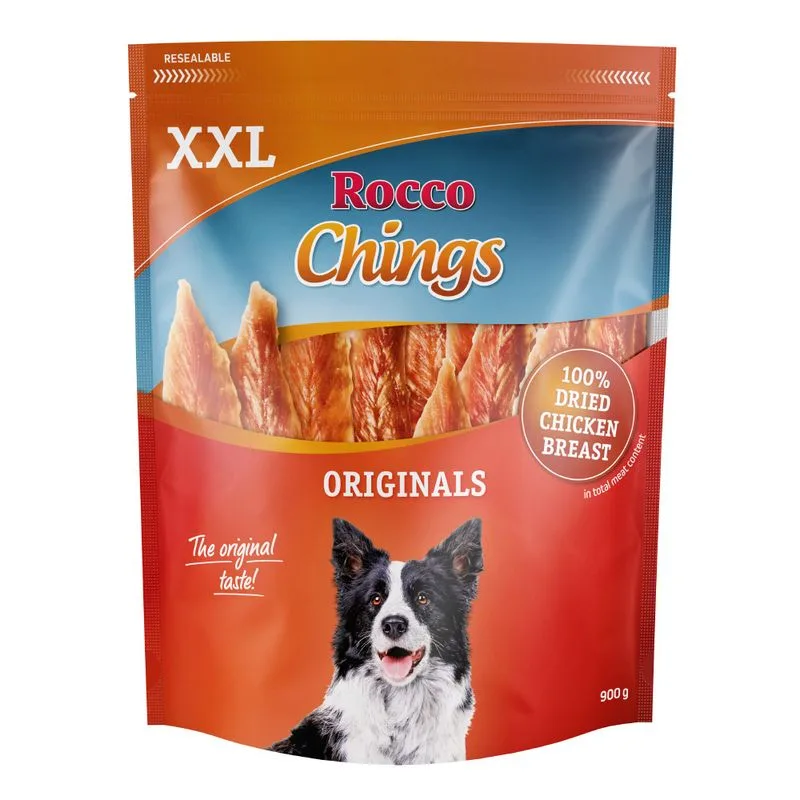 Rocco Chings XXL (Set %: 2 x 900 g Petto di pollo essiccato)