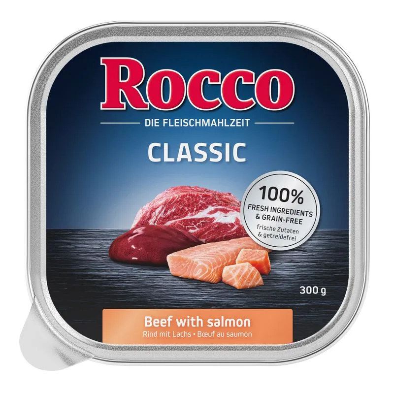 Rocco Classic Vaschette 27 x 300 g (Manzo con Salmone)