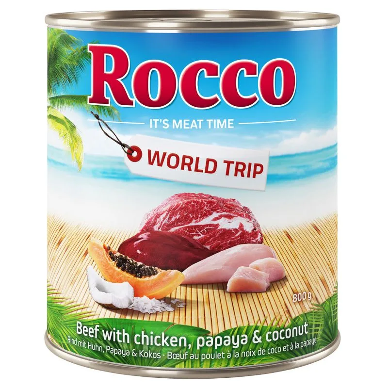 Rocco Giramondo Jamaica - Pollo con Cocco & Papaia (Set %: 24 x 800 g)