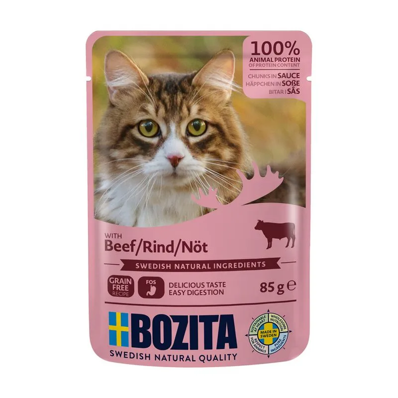 Bozita Bocconcini in salsa Buste 24 x 85 g (Manzo)