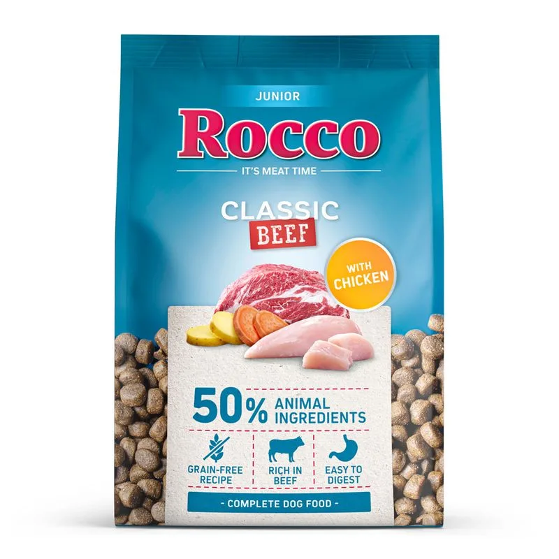Rocco Junior Classic Manzo con Pollo (5 kg (5 x 1 Kg))