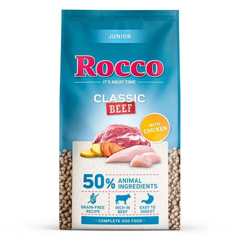Rocco Junior Classic Manzo con Pollo (Set %: 2 x 10 Kg)