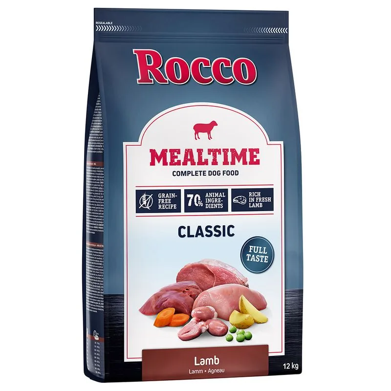 Rocco Mealtime - ricco di Agnello fresco Crocchette cane (Set %: 2 x 12 kg)