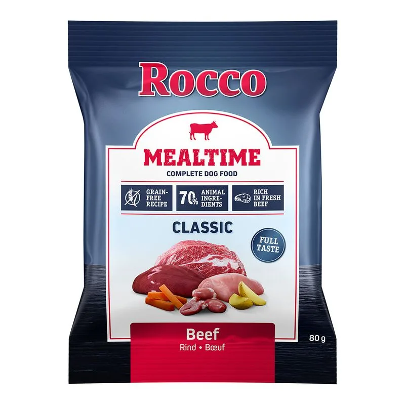 Rocco Mealtime - ricco di Manzo fresco Crocchette cane (80 g)